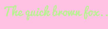 Image with Font Color B8F292 and Background Color FFC2E3